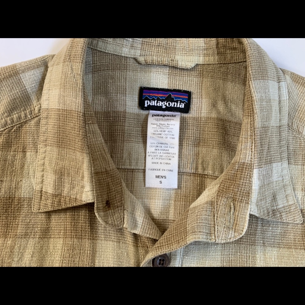 Patagonia Plaid Button Down Shirt